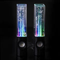 LED Dancing Water Fountain Speaker - Colorful Light Show Music Player