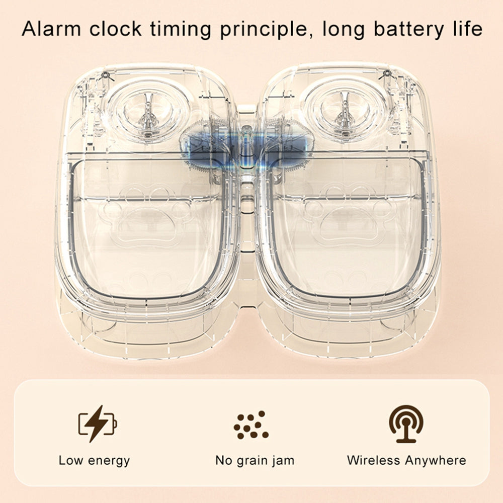 Smart Automatic Pet Feeder - Gravity Food & Water Dispenser